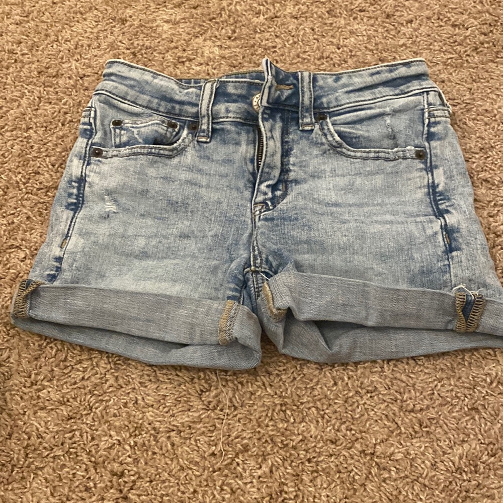 American Eagle jean shorts.